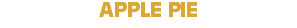 APPLE PIE